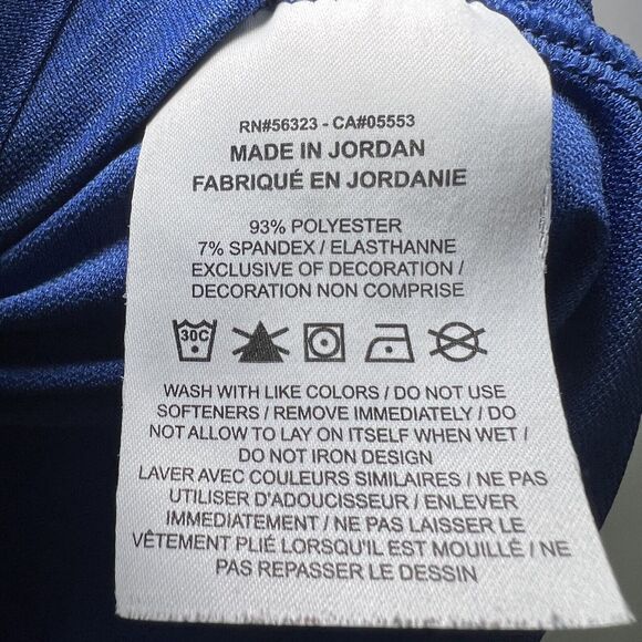 Nike Pro Standard Fit Athletic Tee T Shirt Men Size S Small Blue Gym Running Dri - Picture 7 of 12